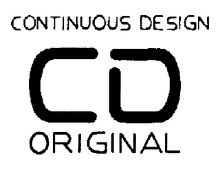 CONTINUOUS DESIGN ORIGINAL CD logo