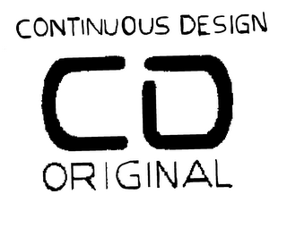 CONTINUOUS DESIGN ORIGINAL CD logo