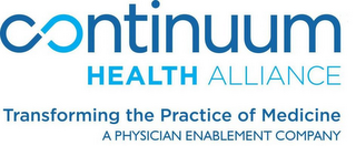CONTINUUM HEALTH ALLIANCE TRANSFORMING THE PRACTICE OF MEDICINE A PHYSICIAN ENABLEMENT COMPANY logo