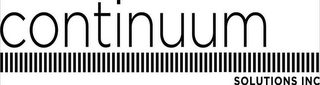 CONTINUUM SOLUTIONS INC logo