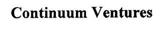CONTINUUM VENTURES logo