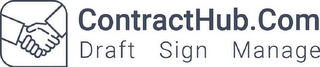 CONTRACTHUB.COM DRAFT SIGN MANAGE logo