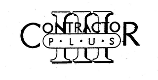 CONTRACTOR III P-L-U-S logo