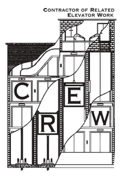 CONTRACTOR OF RELATED ELEVATOR WORK C R E W logo