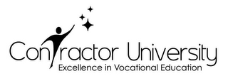 CONTRACTOR UNIVERSITY EXCELLENCE IN VOCATIONAL EDUCATION logo