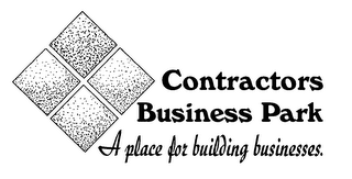CONTRACTORS BUSINESS PARK A PLACE FOR BUILDING BUSINESSES. logo