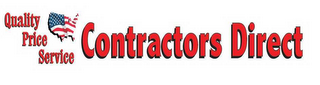 CONTRACTORS DIRECT QUALITY PRICE SERVICE logo