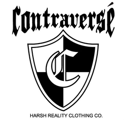 CONTRAVERSÉ C HARSH REALITY CLOTHING CO. logo