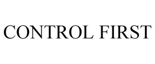 CONTROL FIRST logo