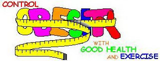 CONTROL OBESITY WITH GOOD HEALTH AND EXERCISE logo