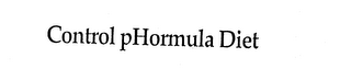 CONTROL PHORMULA DIET logo