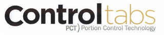 CONTROL TABS PCT) PORTION CONTROL TECHNOLOGY logo