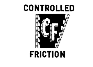 CONTROLLED FRICTION CF logo