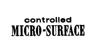 CONTROLLED MICRO-SURFACE logo