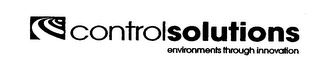 CONTROLSOLUTIONS ENVIRONMENTS THROUGH INNOVATION logo