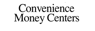 CONVENIENCE MONEY CENTERS logo