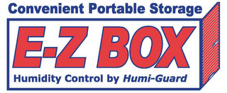 CONVENIENT PORTABLE STORAGE E-Z BOX HUMIDITY CONTROL BY HUMI-GUARD logo