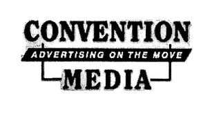 CONVENTION MEDIA ADVERTISING ON THE MOVE logo
