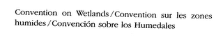 CONVENTION ON WETLANDS/CONVENTION SUR LES ZONES HUMIDES/CONVENCION SOBRE LOS HUMEDALES logo