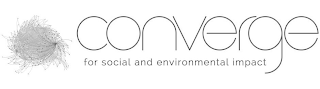 CONVERGE FOR SOCIAL AND ENVIRONMENTAL IMPACT logo