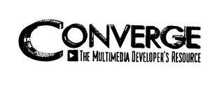 CONVERGE THE MULTIMEDIA DEVELOPER'S RESOURCE logo