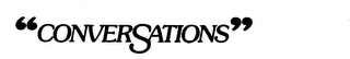 "CONVERSATIONS" logo