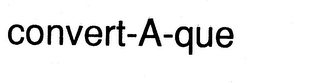 CONVERT-A-QUE logo