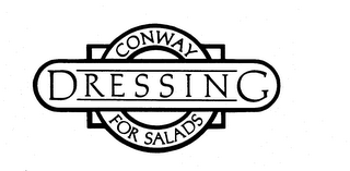 CONWAY DRESSING FOR SALADS logo