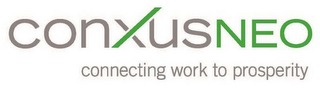 CONXUSNEO CONNECTING WORK TO PROSPERITY logo