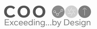 COO EXCEEDING,,, BY DESIGN logo