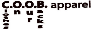 C.O.O.B. CLOTHES ON OUR BACKS APPAREL logo
