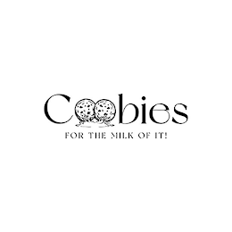 COOBIES FOR THE MILK OF IT! logo