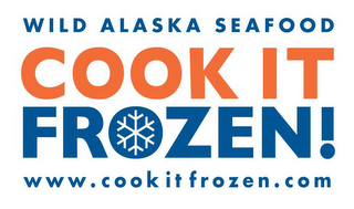 COOK IT FROZEN! WILD ALASKA SEAFOOD WWW.COOKITFROZEN.COM logo