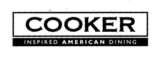 COOKER INSPIRED AMERICAN DINING logo