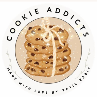 COOKIE ADDICTS MADE WITH LOVE BY KATIE ZABIT logo