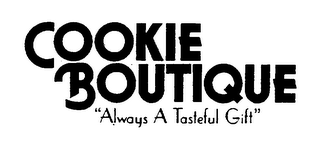 COOKIE BOUTIQUE "ALWAYS A TASTEFUL GIFT" logo