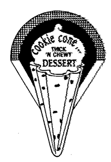 COOKIE CONE...THICK 'N CHEWY DESSERT logo