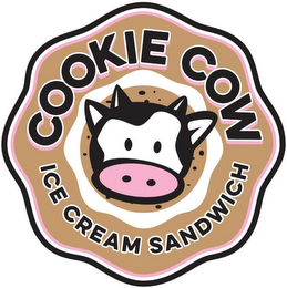 COOKIE COW ICE CREAM SANDWICH logo