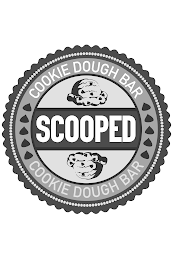 COOKIE DOUGH BAR SCOOPED COOKIE DOUGH BAR logo