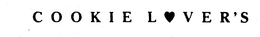 COOKIE LOVER'S logo