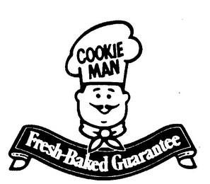 COOKIE MAN FRESH-BAKED GUARANTEE logo