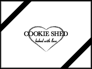 COOKIE SHED BAKED WITH LOVE logo