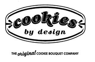 COOKIES BY DESIGN THE ORIGINAL COOKIE BOUQUET COMPANY logo