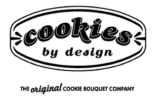 COOKIES BY DESIGN THE ORIGINAL COOKIE BOUQUET COMPANY logo