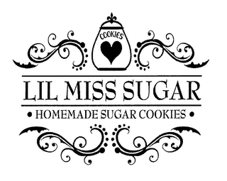 COOKIES LIL MISS SUGAR · HOMEMADE SUGAR COOKIES · logo