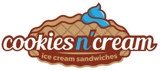 COOKIES N' CREAM ICE CREAM SANDWICHES logo