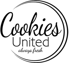 COOKIES UNITED ALWAYS FRESH