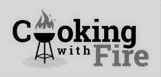 COOKING WITH FIRE logo