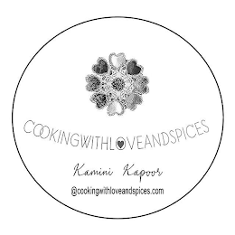 COOKINGWITHLOVEANDSPICES KAMINI KAPOOR @COOKINGWITHLOVEANDSPICES.COM logo