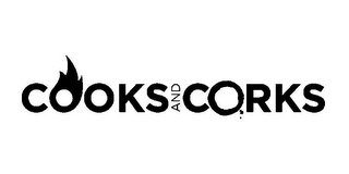 COOKS AND CORKS logo